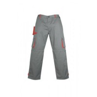 Radne pantalone CLASS PLUS XL sivo/crvene